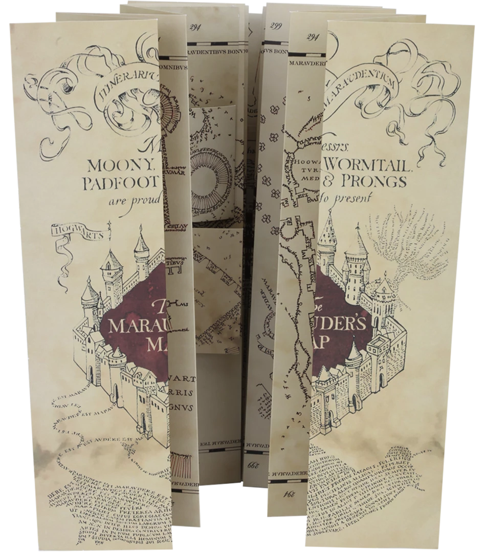 Warner Bros The Marauder's Map - Replica