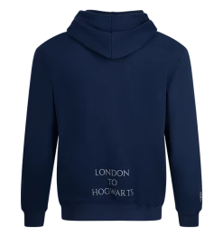 Warner Bros Platform 9 3/4 Zip Hoodie - Navy Platform 9¾