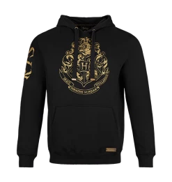 Warner Bros Hogwarts Gold Crest Hooded Jumper