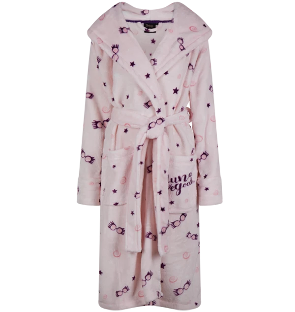Warner Bros Best Sellers Luna Lovegood Spectrespecs Pink Bathrobe