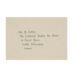 Warner Bros Best Sellers Personalised Hogwarts Acceptance Letter