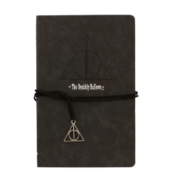 Warner Bros Best Sellers Faux Leather Deathly Hallows Notebook