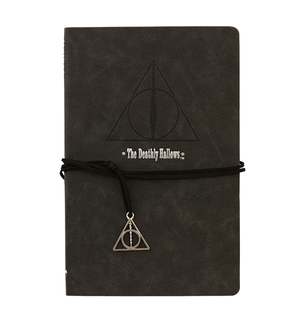 Warner Bros Best Sellers Faux Leather Deathly Hallows Notebook
