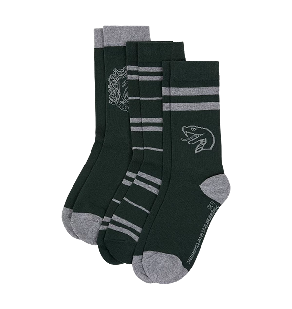 Warner Bros Slytherin Sock Set - 3 Pack