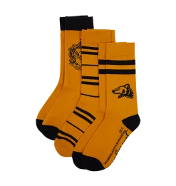 Warner Bros Hufflepuff Sock Set (3 Pack)