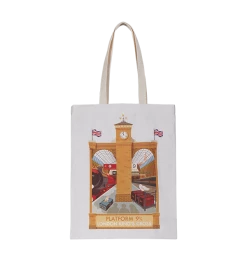 Warner Bros Platform 9¾ MinaLima Platform 9 3/4 Print Tote Bag