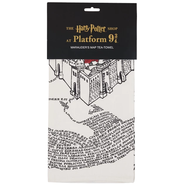 Warner Bros MinaLima The Marauder's Map Tea-Towel