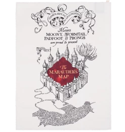 Warner Bros MinaLima The Marauder's Map Tea-Towel