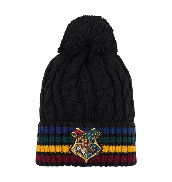 Warner Bros Hogwarts School Crest Knitted Hat Best Sellers