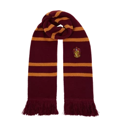 Warner Bros Gryffindor Knitted Crest Scarf