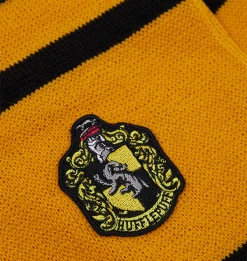 Warner Bros Hufflepuff Knitted Crest Scarf