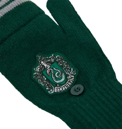Warner Bros Best Sellers Slytherin Knitted Mitten Capped Gloves