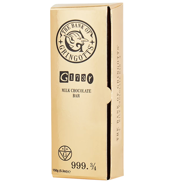 Warner Bros Milk Chocolate Gringotts Gold Bar