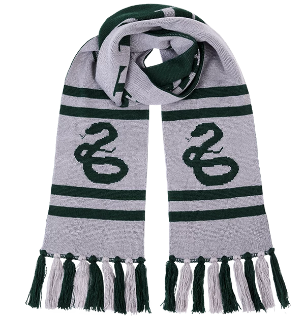 Warner Bros Best Sellers Slytherin Reversible Knit Scarf
