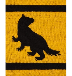 Warner Bros Best Sellers Hufflepuff Reversible Knit Scarf