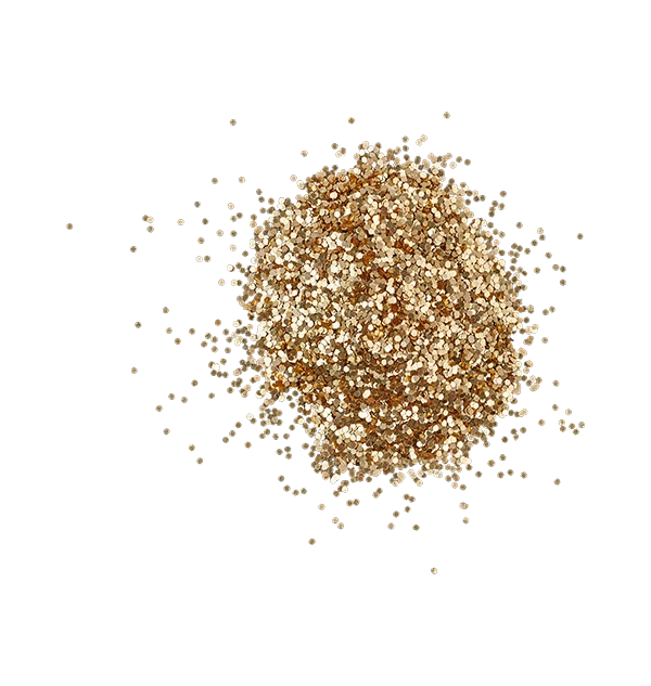 Warner Bros Best Sellers Yule Ball Glitter Pot - Gold