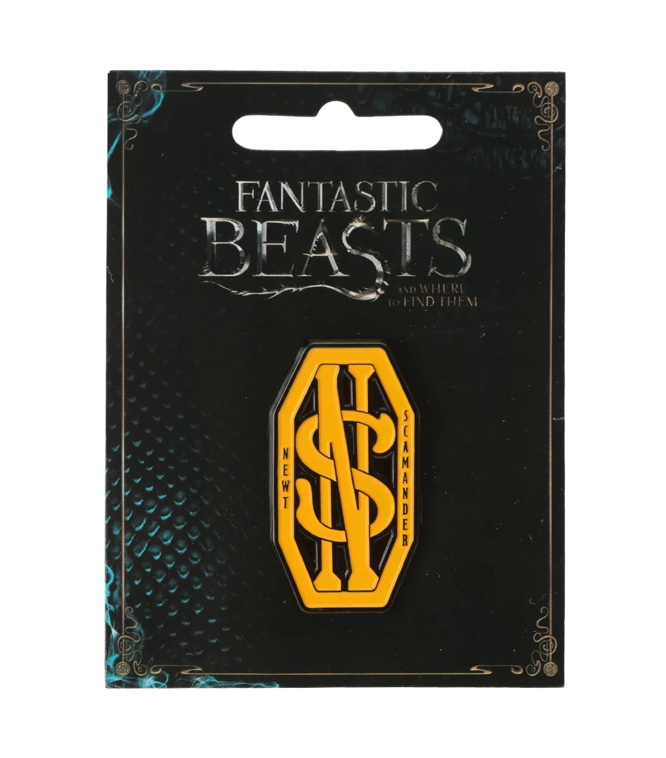 Warner Bros Best Sellers Fantastic Beasts Newt Scamander Initials Pin Badge