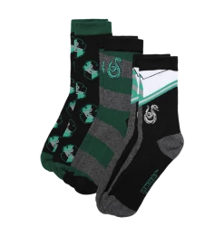 Warner Bros Slytherin House 3-Pack Socks
