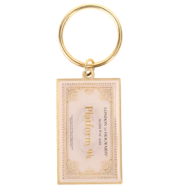 Warner Bros Hogwarts Express Ticket Keyring Platform 9¾