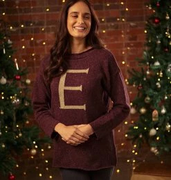 Warner Bros Weasley Knitted Jumpers 'E' Weasley Knitted Jumper