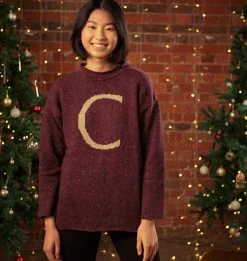 Warner Bros 'C' Weasley Knitted Jumper