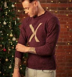 Warner Bros 'X' Weasley Knitted Jumper Weasley Knitted Jumpers