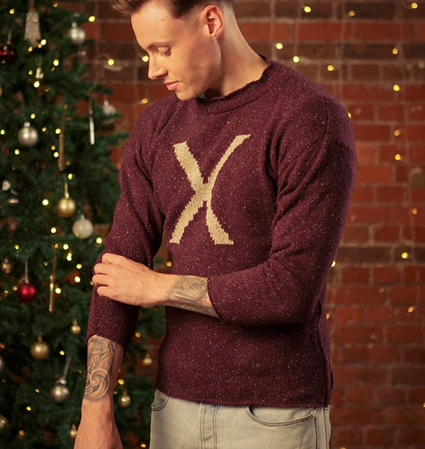 Warner Bros 'X' Weasley Knitted Jumper Weasley Knitted Jumpers