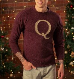 Warner Bros 'Q' Weasley Knitted Jumper Weasley Knitted Jumpers