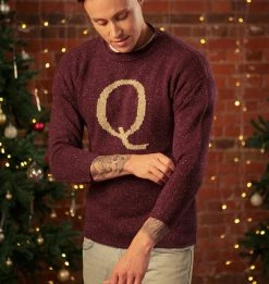 Warner Bros 'Q' Weasley Knitted Jumper Weasley Knitted Jumpers