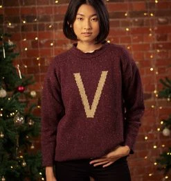 Warner Bros Weasley Knitted Jumpers 'V' Weasley Knitted Jumper
