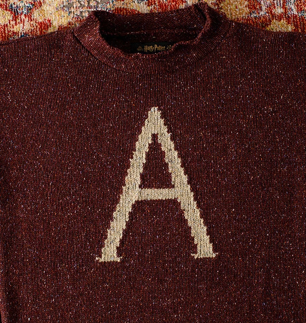 Warner Bros 'A' Weasley Knitted Jumper Weasley Knitted Jumpers