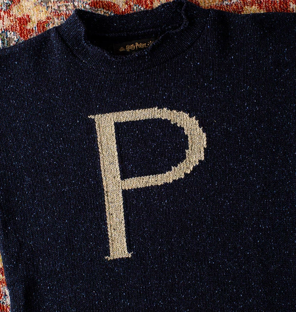 Warner Bros 'P' Weasley Knitted Jumper