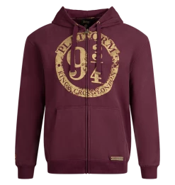 Warner Bros Platform 9 3/4 Zip Hoodie - Burgundy