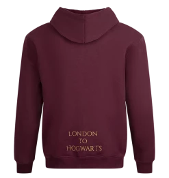 Warner Bros Platform 9 3/4 Zip Hoodie - Burgundy