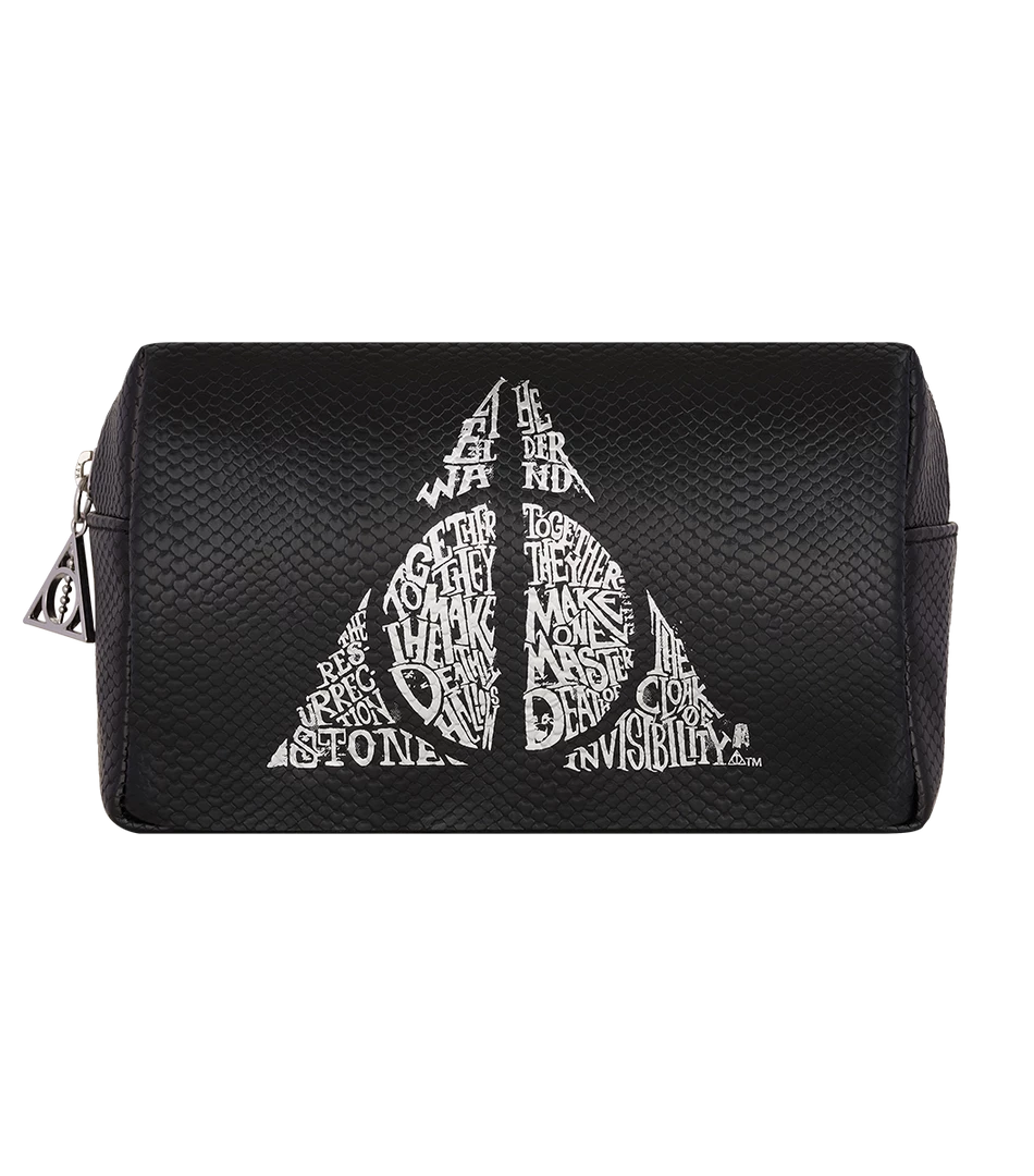 Warner Bros Deathly Hallows Cosmetics Bag