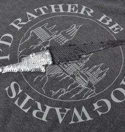 Warner Bros Best Sellers Kids Lightning Bolt Sequin Reverse T-Shirt