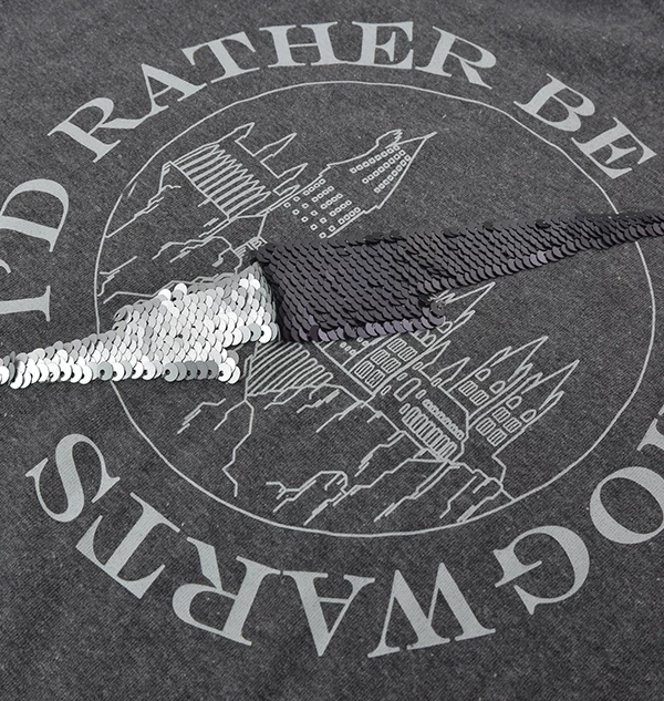 Warner Bros Best Sellers Kids Lightning Bolt Sequin Reverse T-Shirt