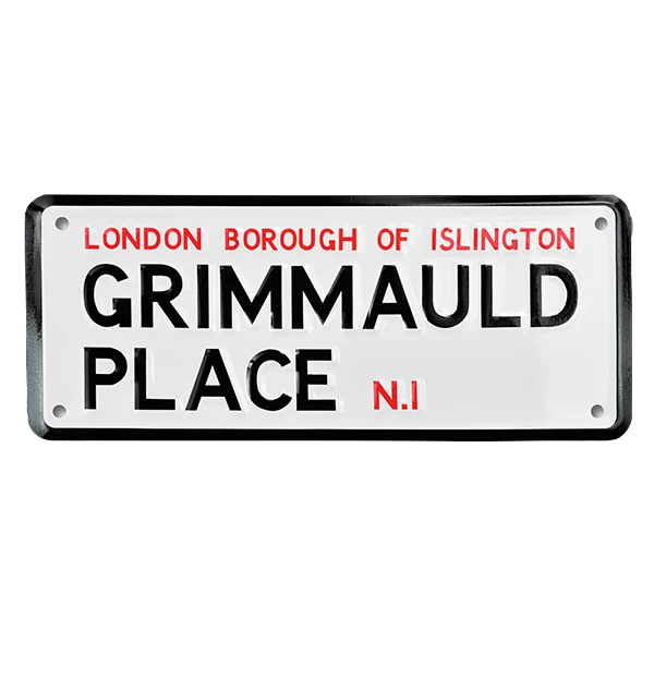 Warner Bros Grimmauld Place Sign