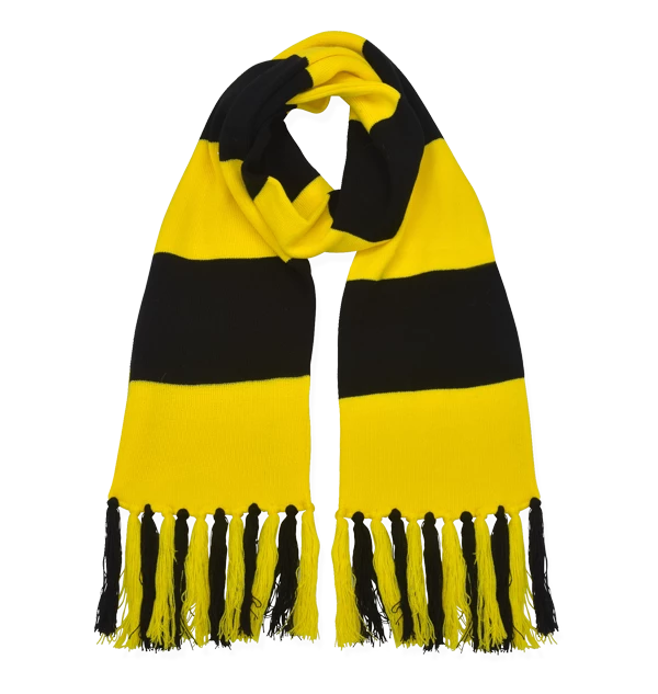 Warner Bros Hufflepuff Broad Stripe Scarf