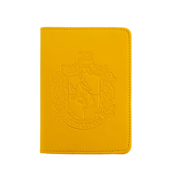 Warner Bros Hufflepuff Embossed Crest Passport Holder