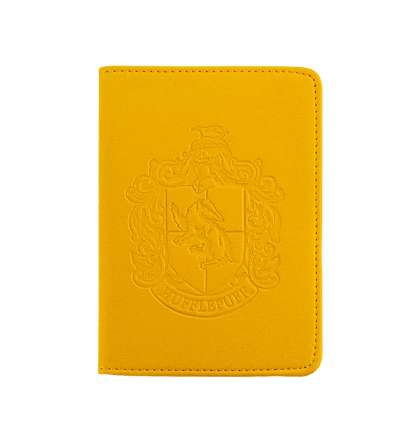 Warner Bros Hufflepuff Embossed Crest Passport Holder