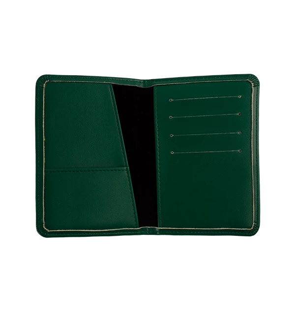 Warner Bros Slytherin Embossed Crest Passport Holder