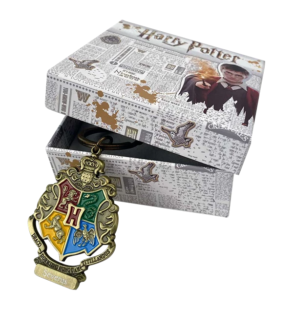 Warner Bros Personalised Hogwarts Crest Keyring Best Sellers