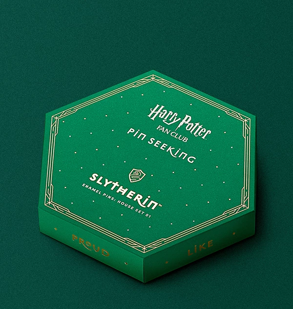 Warner Bros Best Sellers Second Edition Slytherin Enamel Pins Set