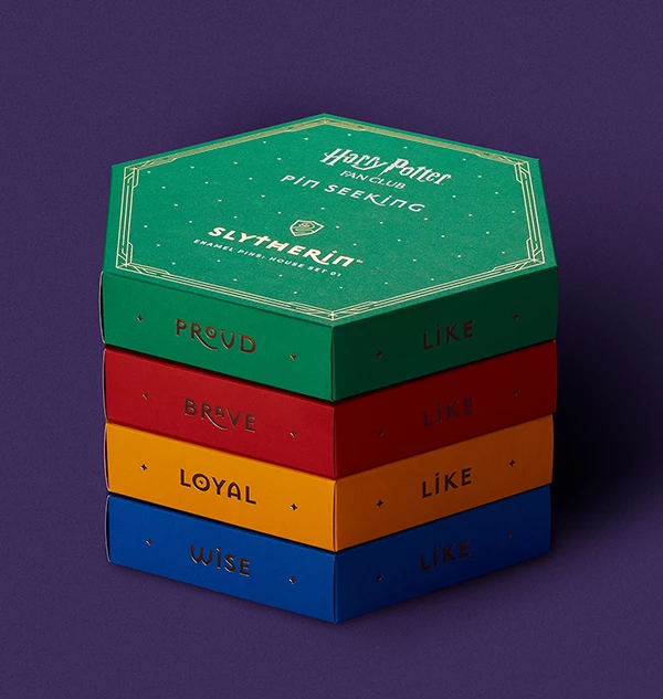 Warner Bros Best Sellers Second Edition Slytherin Enamel Pins Set