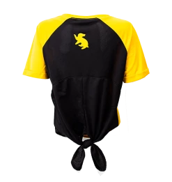 Warner Bros Best Sellers Hufflepuff Athletic Tie Back Tee