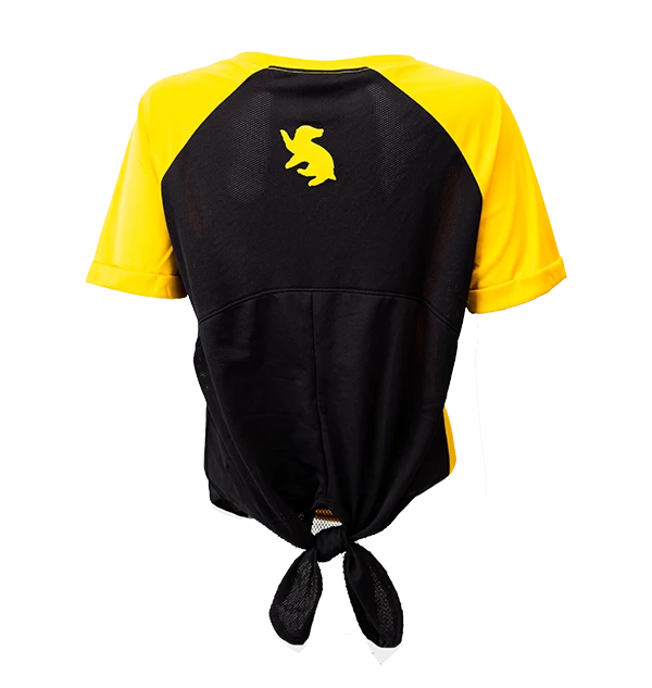 Warner Bros Best Sellers Hufflepuff Athletic Tie Back Tee