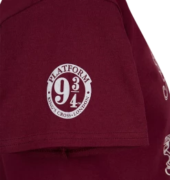 Warner Bros The Marauder's Map Burgundy T-Shirt